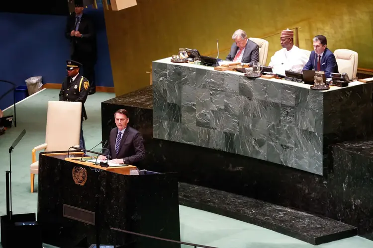 Bolsonaro na ONU: presidente discursou em reunião da Organização das Nações Unidas (Carolina Antunes/PR/Flickr)