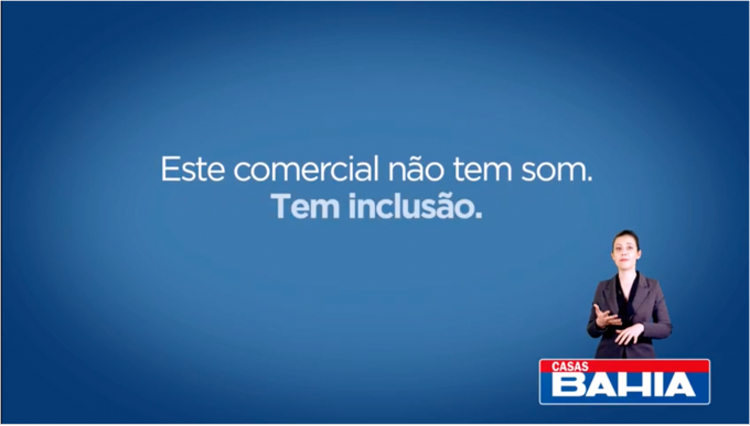 Casas Bahia faz comercial mudo e dá desconto especial