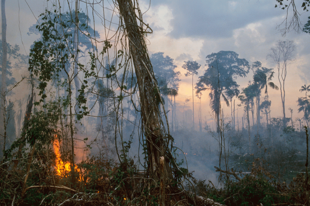 Amazônia: países têm falhado em ampliar redução da emissão de gases causadores do efeito estufa (UniversalImagesGroup / Colaborador/Getty Images)