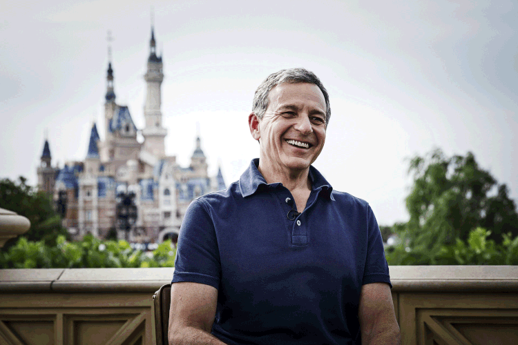 Bob Iger, presidente da Disney: aos 68 anos, seu próximo grande desafio será emplacar o serviço de streaming Disney+ (Qilai Shen/Bloomberg)