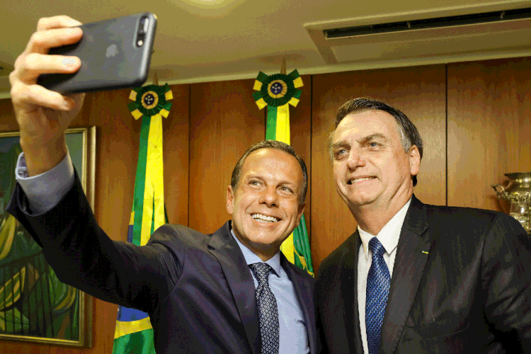 São Paulo: governador nega haver conflito com o Bolsonaro (Marcos Corrêa/PR/Flickr)