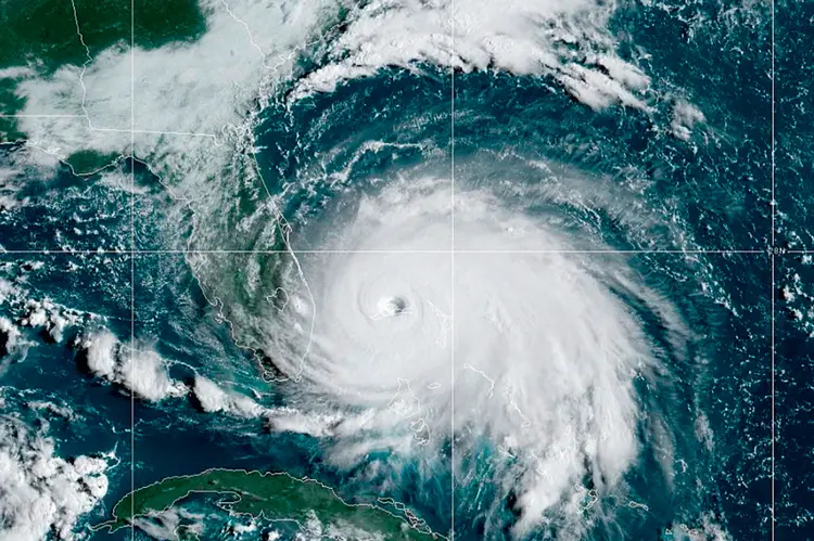 Furacão Dorian: ventos foram mais fortes e causaram mais destruição nas Bahamas (NOAA/Reprodução)