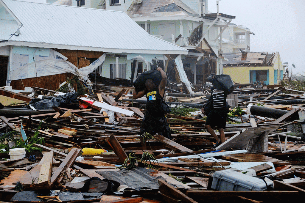 Bahamas sofrem com devastação do furacão Dorian: "Não sobrou nada"