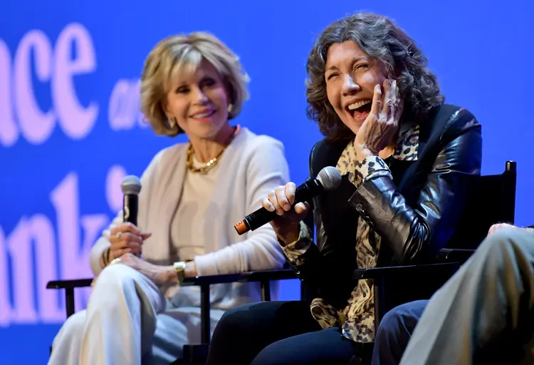 Jane Fonda e Lily Tomlin: atrizes protagonizam Grace and Frankie (Emma McIntyre/Getty Imagens/Netflix)