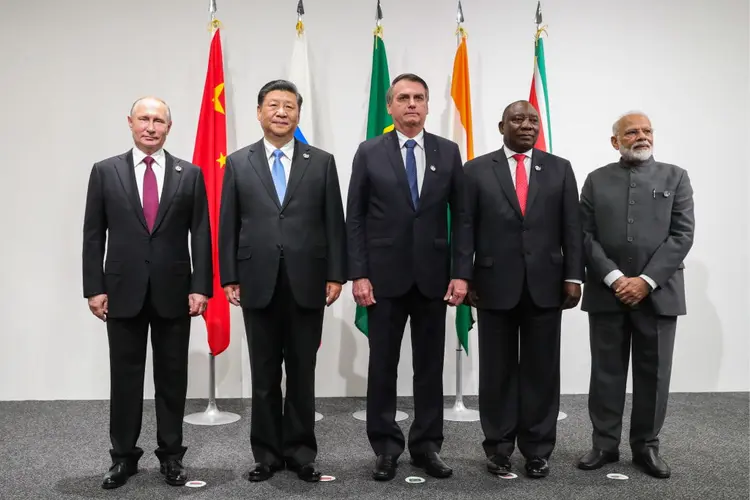 Presidentes dos Brics em encontro do G20: cúpula dos Brics deste ano acontecerá em 13 e 14 de novembro em Brasília (Mikhail Klimentyev\TASS/Getty Images)