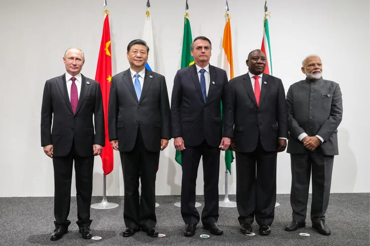 Líderes dos Brics: russos trataram a crise boliviana como um "golpe de Estado bem orquestrado" (Mikhail Klimentyev\TASS/Getty Images)