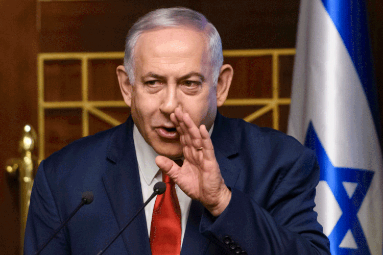 Benjamin Netanyahu, primeiro-ministro de Israel (NurPhoto/Getty Images)