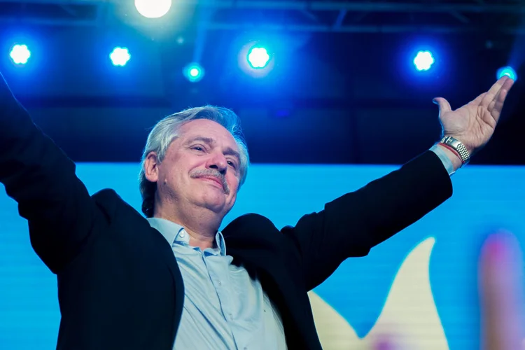 Alberto Fernández: candidato opositor ganhou as eleições primárias na Argentina (Patrick Haar/Getty Images)