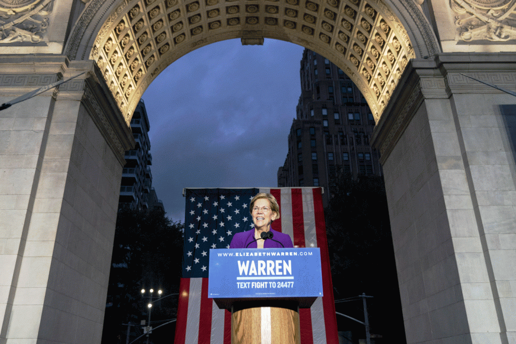 Contra Trump, Elizabeth Warren conquista grupo que apoiava Bernie