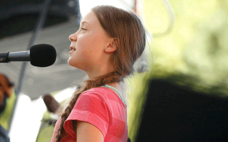 Greta Thunberg: na segunda-feira, a jovem sueca acusou líderes mundiais por não terem enfrentado as mudanças climáticas (John Lamparski/Getty Images)