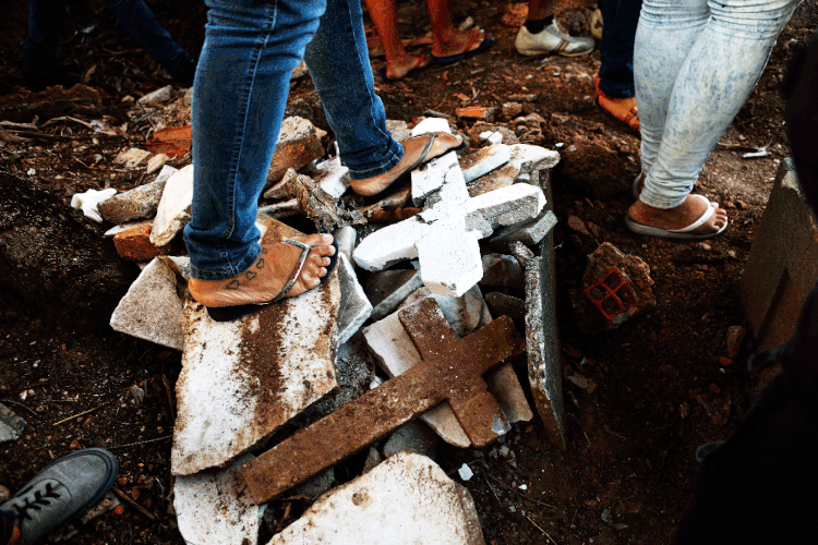 Violência: entre janeiro e setembro, o Brasil teve 30.864 mortes violentas (Mario Tama/Getty Images)