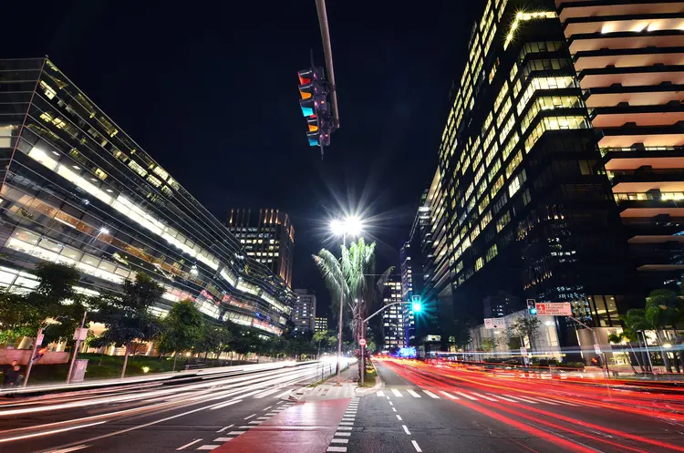 Avenida Faria Lima, em São Paulo: região que abriga boa parte das gestoras e dos bancos de investimento (Carlos Alkmin/Getty Images)