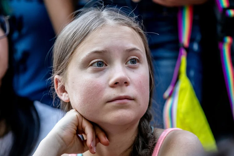 Greta Thunberg: ativista foi atacada por um chefe de estado pela segunda vez (Jeenah Moon/Reuters)