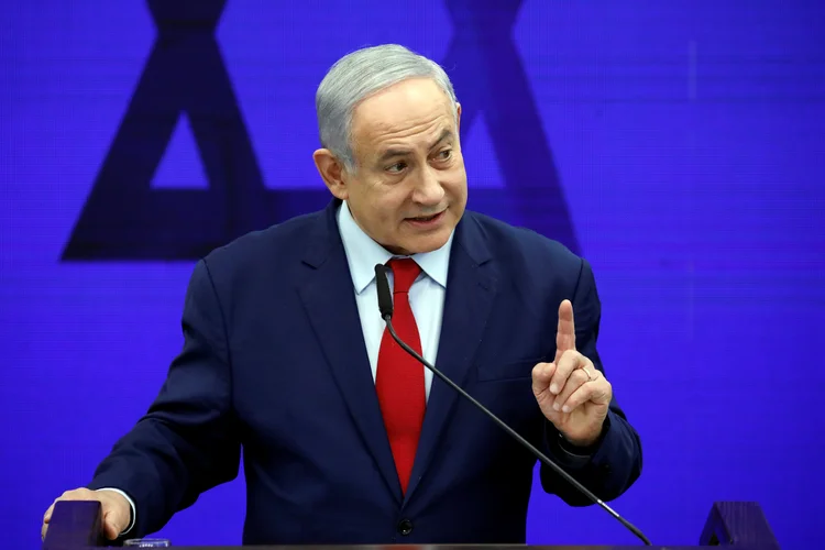 Benjamyn Netanyahu: primeiro-ministro convocou novas eleições cinco meses depois por não ter conseguido formar uma coalizão de governo (Amir Cohen/Reuters)