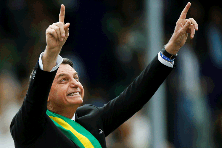 Jair Bolsonaro: nomeação de Eduardo Bolsonaro segue indefinida, uma vez que não foi feita oficialmente pelo presidente ao Senado (Adriano Machado/Reuters)