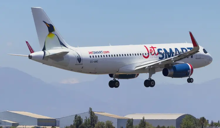 JetSmart: fundada em 2017, empresa opera no Chile, na Argentina e no Peru (JetSmart/Divulgação)