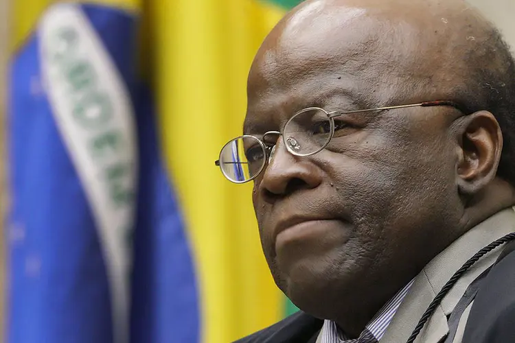 Joaquim Barbosa: ex-ministro foi autor de parecer que conseguiu habeas corpus para executivos da Vale (Fellipe Sampaio/STF/Agência Brasil)