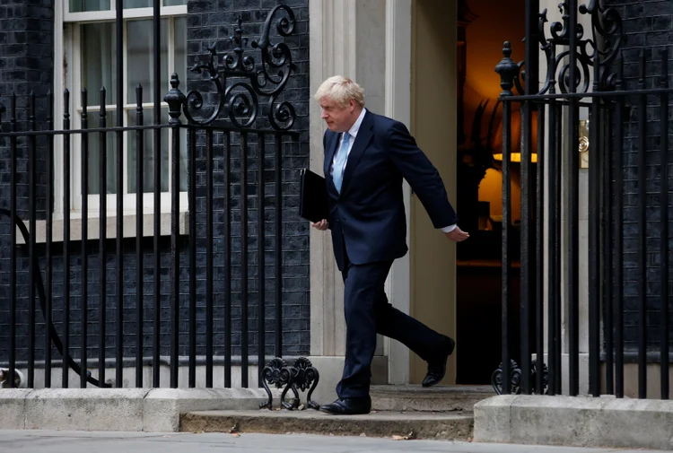 Boris Jonhson: premiê britânico conseguiu aprovar proposta que fechará Parlamento na semana que vem, às vésperas do Brexit (Henry Nicholls/Reuters)