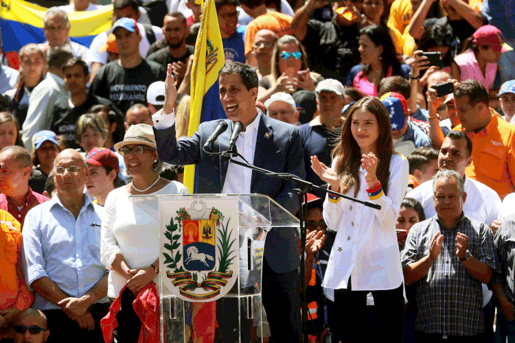 Juan Guaidó: principal cenário é a reeleição de Guaidó para a Assembleia Nacional (Edilzon Gamez/Getty Images)