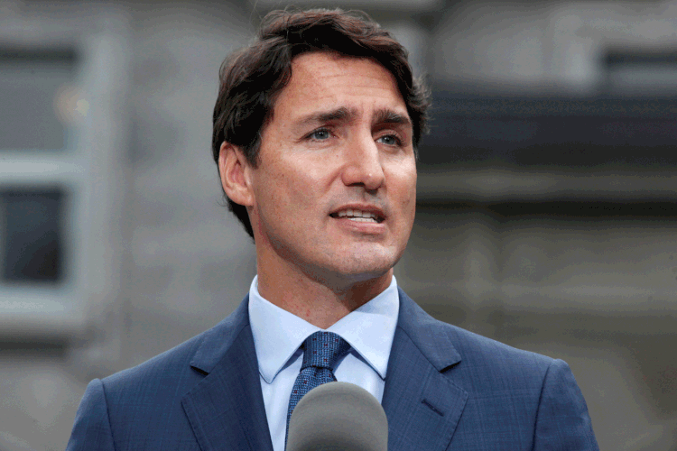 Justin Trudeau está no poder desde 2015 e enfrenta problemas com a inflação e moradias (Patrick Doyle/Reuters)