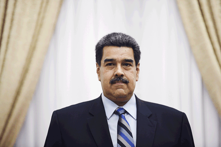 Maduro: presidente venezuelano afirmou que pode enviar primeiros astronautas à Lua em breve. (Carlos Becerra/Bloomberg)