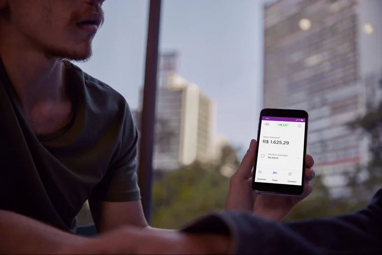 App do Nubank: aplicativo financeiro que mais cresceu em número de downloads no Brasil em 2019 (Nubank/Divulgação)