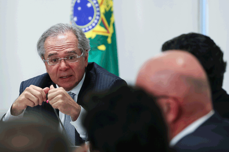 Paulo Guedes: "Dessa vez, a coisa está sendo feita conjunta. Não é nem que, assim, você mandou uma coisa que vai ser muito modificada por eles, não. É assim: estamos trabalhando juntos. Então, as modificação já foram, em boa parte, feitas" (Marcos Corrêa/PR/Flickr)