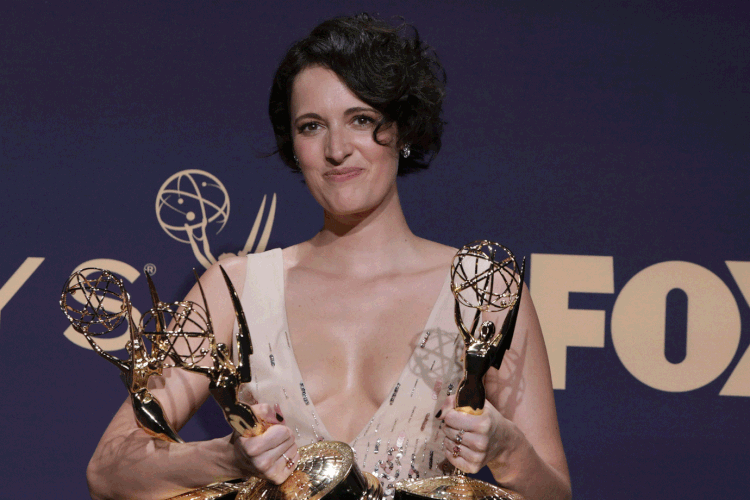 Phoebe Waller-Bridge: roteirista ganhou três Emmys com comédia "Fleabag" (Monica Almeida/Reuters)