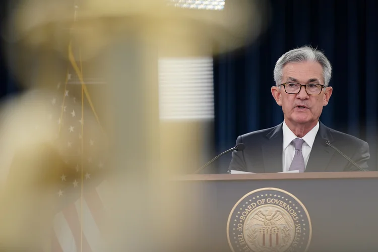 Jerome Powell: na última reunião do Fomc, em janeiro, presidente do Fed já havia afirmado que a autoridade monetária via o coronavírus como um risco (Sarah Silbiger/Reuters)