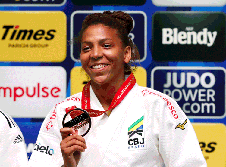 Rafaela Silva: a atleta fará uma entrevista coletiva na tarde desta sexta-feira (20) (Kim Kyung-Hoon/Reuters)