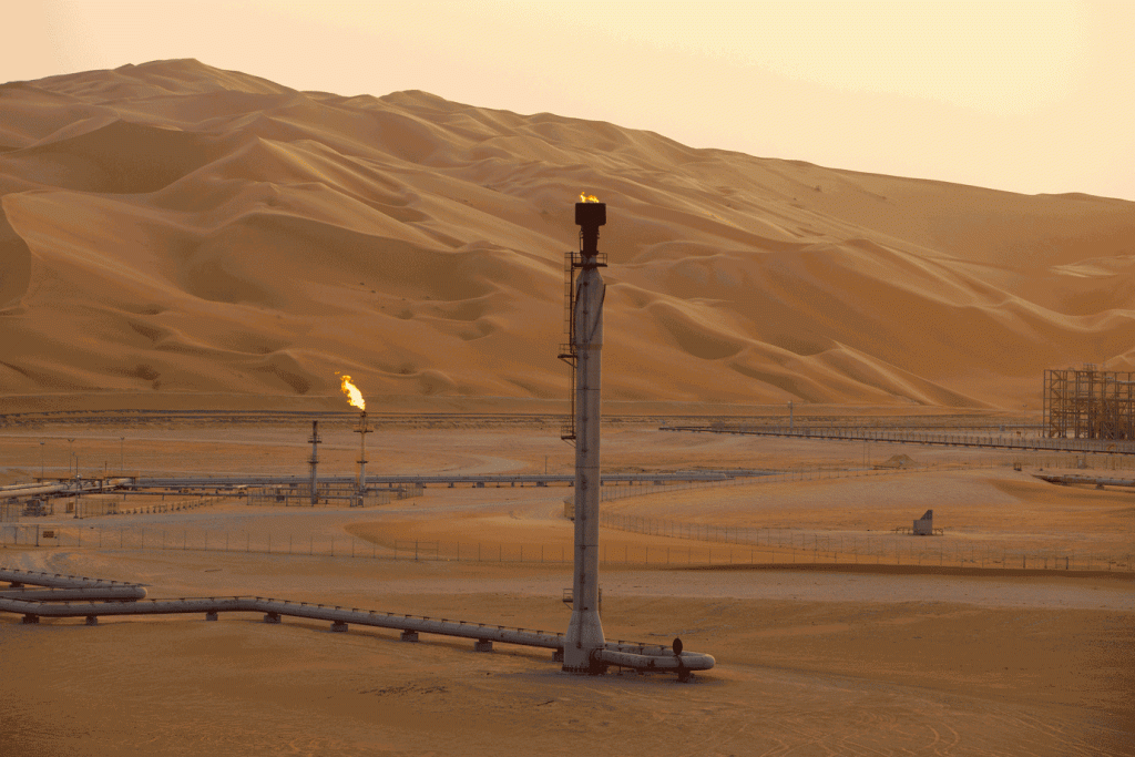 Saudi Aramco: petroleiro fez sua oferta inicial de ações na bolsa de Riade (Simon Dawson/Bloomberg)