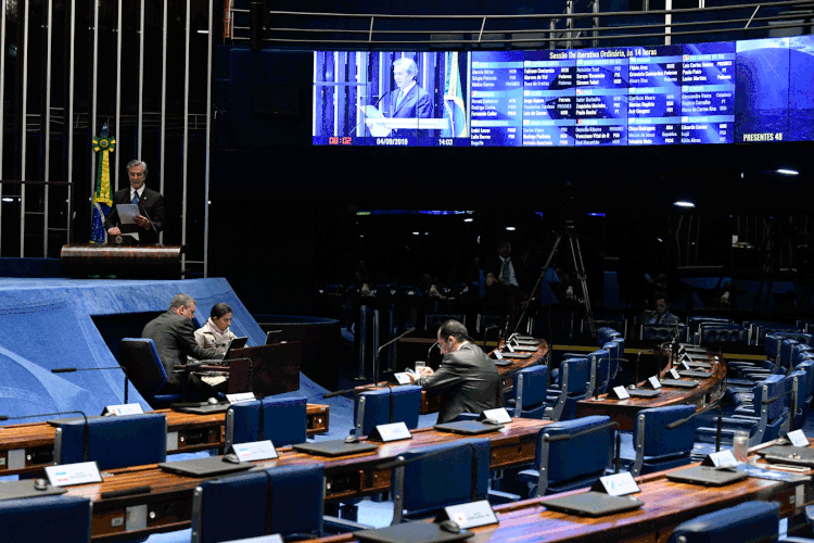 Senado: parlamentares fecharam acordo sobre PEC paralela da Previdência (Jefferson Rudy/Agência Senado)