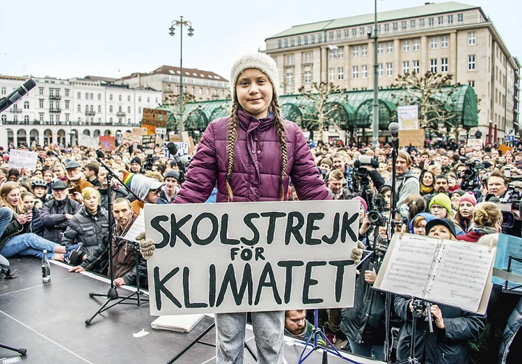 Greta Thunberg: ativista é a personalidade do ano (Picture Alliance/Getty Images)