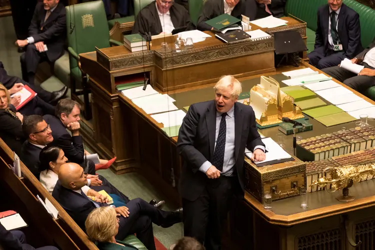 Boris Johnson: Johnson deve comparecer no Parlamento à tarde (Parliament/Roger Harris/Handou/Reuters)