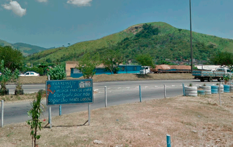 Vila Kennedy, Rio de Janeiro: segundo a Polícia Militar, um tiroteio começou depois que policiais foram atacados por criminosos (Google Maps/Reprodução)