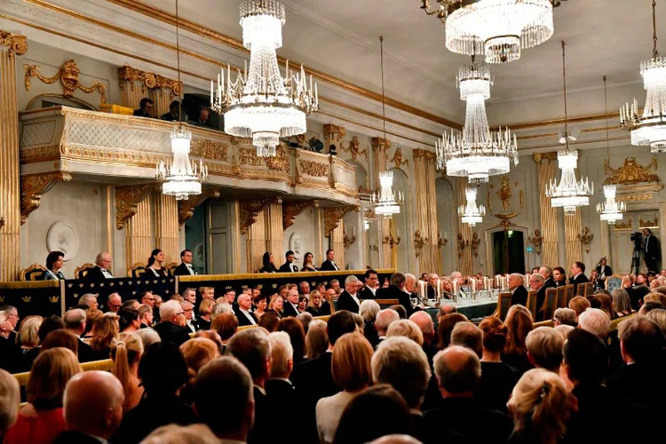 Cerimônia do Prêmio Nobel: a premiação mais importante do planeta foi negada pelo escritor (TT News Agency/Jonas Ekstromer/Reuters)