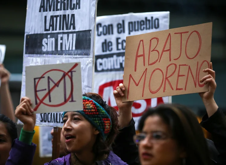 Equador: protestos ocorrem há dias no país. (Agustin Marcarian/Reuters)
