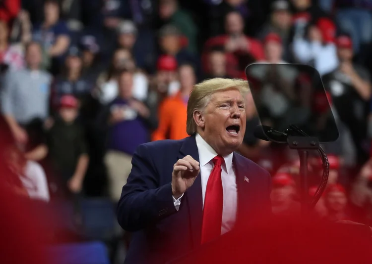 Trump: presidente está preocupado com a ofensiva militar em curso, garante secretário (Leah Millis/Reuters)
