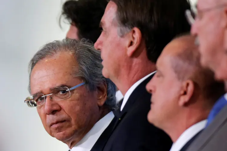 Guedes participa de cerimônia no Planalto 15/10/2019 REUTERS/Adriano Machado (Adriano Machado/Reuters)