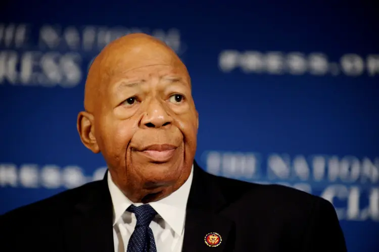 Cummings: democrata já havia trocado farpas com Trump, que chegou a dizer que Baltimore era "um desastre infestado de ratos" (Mary F. Calvert/Reuters)