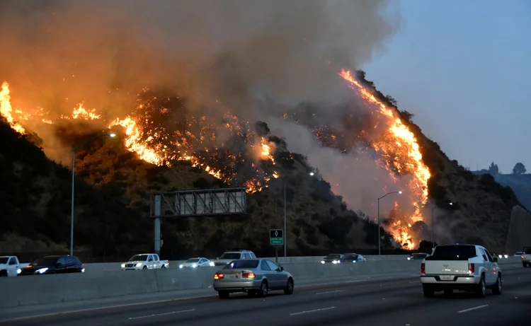 Califórnia: dois outros incêndios grandes arderam na região desde o início da semana (Gene Blevins/Reuters)