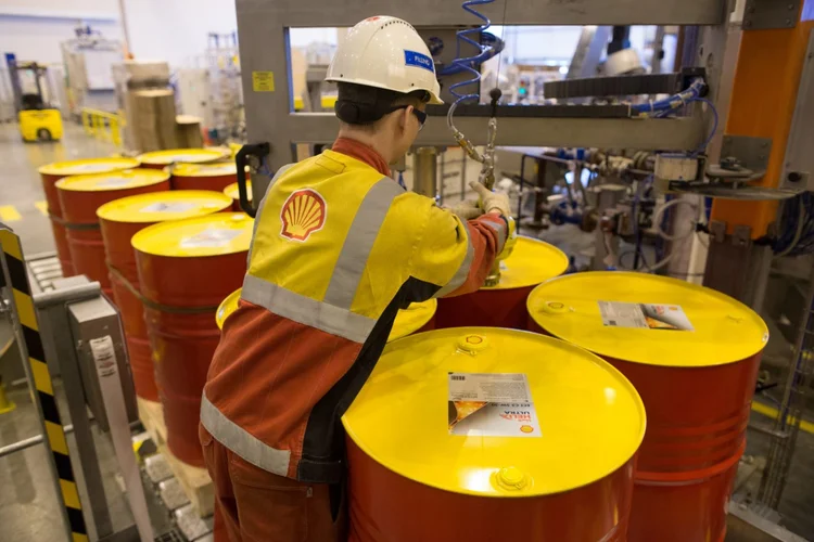 Shell: empresa confirmou que os tambores foram usados para armazenar lubrificantes, e não petróleo (Andrey Rudakov/Bloomberg)