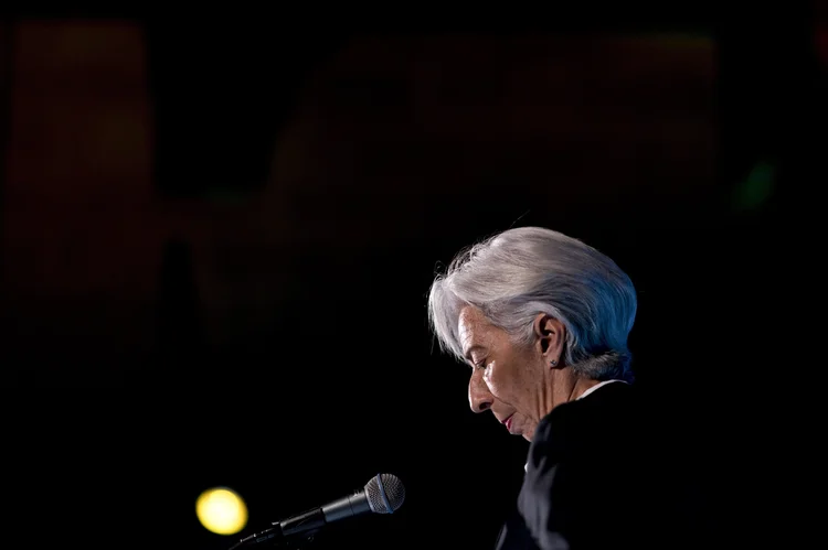 Lagarde: quando assumir o cargo, em 1º de novembro, ela será a única mulher ocupando um dos 25 assentos no Conselho Geral do BCE (Andrew Harrer/Bloomberg)