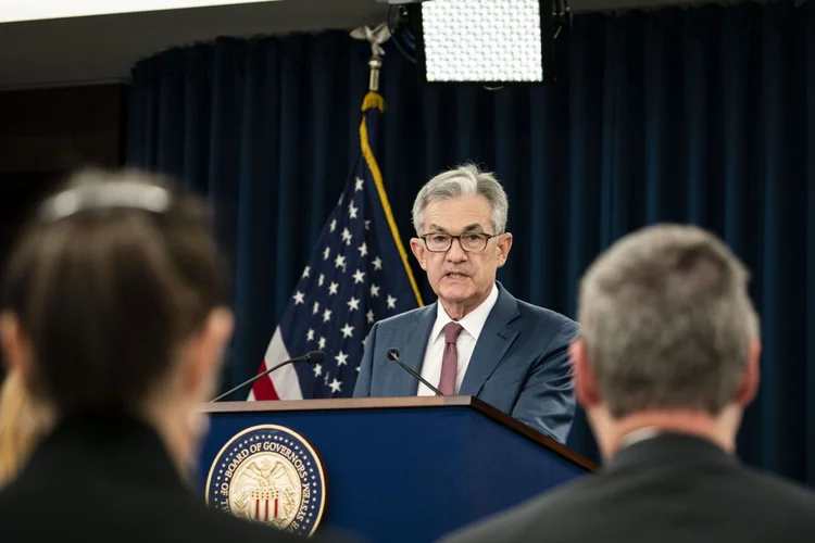 Jerome Powell, presidente do Fed (Al Drago/Bloomberg)