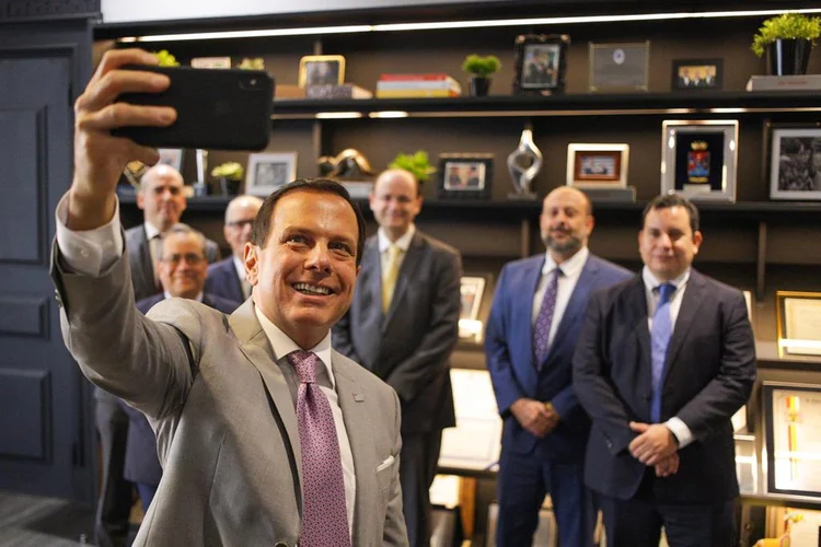 Doria: governador do São Paulo trouxe para o PSDB ex-aliados de Bolsonaro, como Bebbiano e Alexandre Frota (Governo do Estado de São Paulo/Flickr)