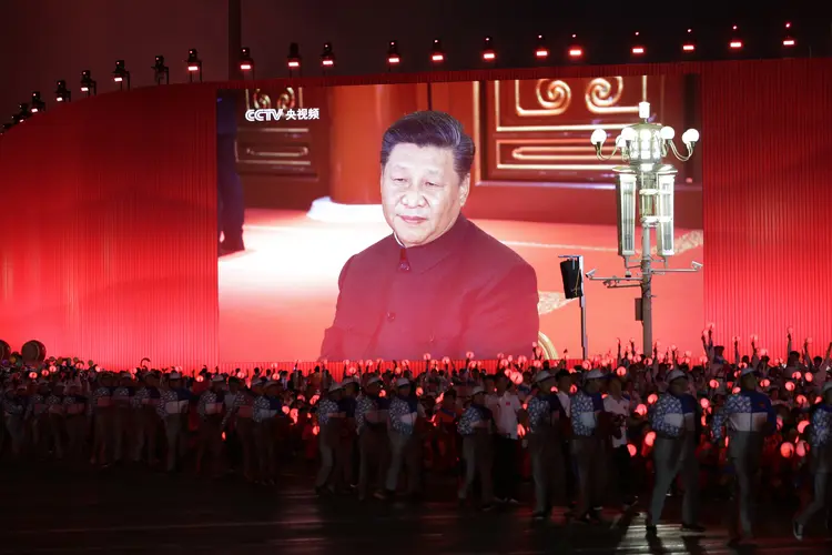 Xi Jinping, presidente da China: incidentes reforçam o receio de que a China esteja se tornando mais ousada ao tentar minar democracias sob o comando de Xi (Jason Lee/Reuters)