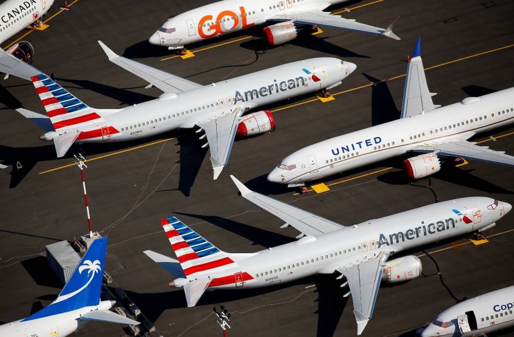 Aviões da Boeing: prejuízo operacional principal foi de 2,53 bilhões de dólares (Lindsey Wasson/File Photo/Reuters)