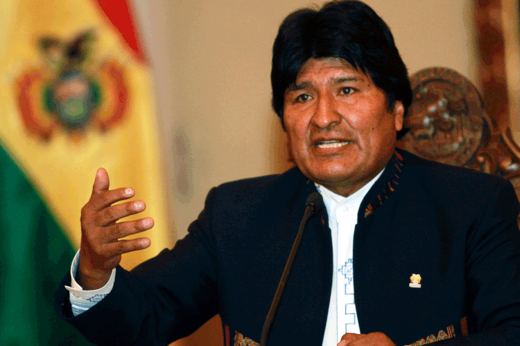 Evo Morales: agora ex-presidente da Bolívia disse que pode ser preso, mas a polícia negou (José Luis Quintana / Colaborador/Getty Images)