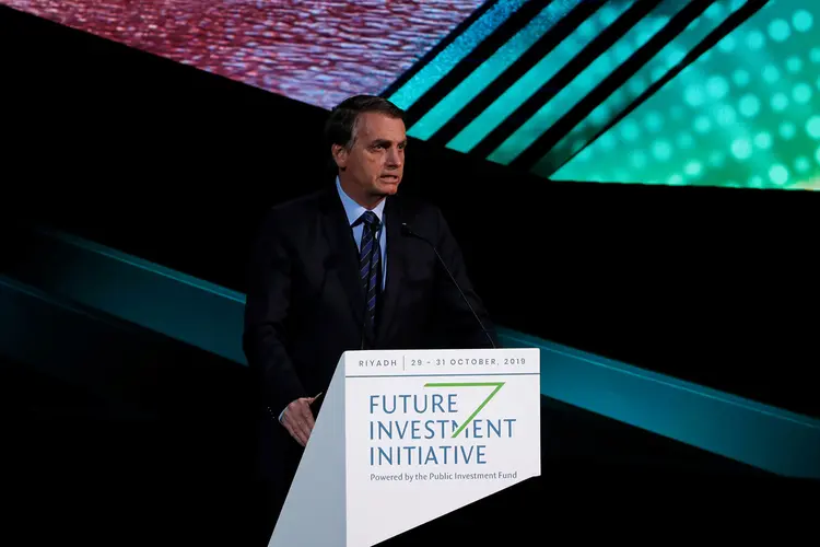 Bolsonaro na Arábia Saudita: promessa de 10 bilhões de dólares em investimentos no Brasil (Hamad I Mohammed/Reuters)