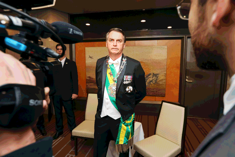 Jair Bolsonaro: presidente reforçou o interesse do Brasil de atrair mais investimentos e parcerias estrangeiras (José Dias/PR/Flickr)